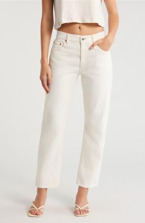 Re/Done Blondie Crop Jeans in Crema at Nordstrom, Size 32