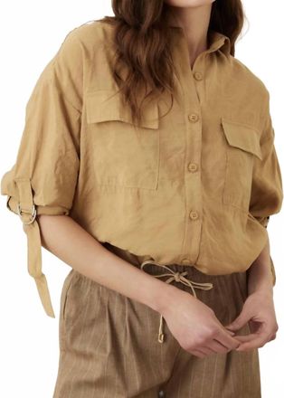 La Petite Francaise Chelsea Blouse In Beige