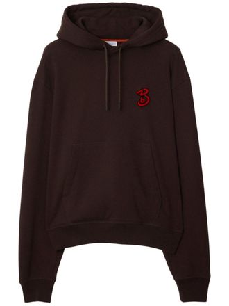 Burberry B Snake katoenen hoodie - Bruin