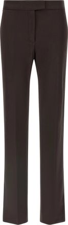 Sportmax Guglia Low-Rise Gabardine Flared Pants