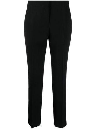 Jil Sander straight-leg wool trousers - Black