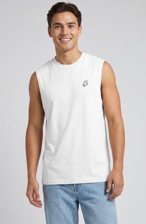 Dalix Ghost Midweight Jersey Tank in White at Nordstrom, Size Xx-Large