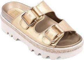 Shushop Xyla Lug Sole Sandal in Gold at Nordstrom Rack, Size 7.5