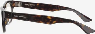 Saint Laurent Womens Romy Sunglasses Dark Brown Acetate. Nylon