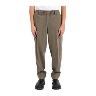 HUGO BOSS Broeken, Heren, Groen, M, Polyester, Straight Broeken