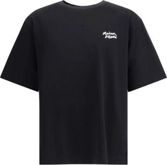 Maison Kitsun&eacute; Contrast Logo Grafisch T-shirt - Heren - T-shirts - Zwart - M - Katoen - Tops
