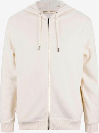 Maurizio Baldassari Kapuzensweatjacke mit Reissverschluss aus Kaschmir