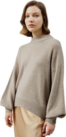LilySilk Drop shoulder Wool Sweater for Women