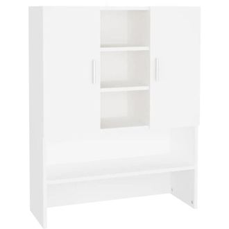 vidaXL Armario De Lavadora Blanco 70,5x25,5x90 Cm Vidaxl