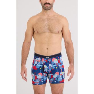 Saxx Daytripper Comfort Stretch Boxer Briefs in Pickle Pdle-Nvy Dawn at Nordstrom, Size X-Large