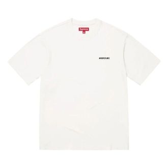 SUPREME FW26 Washed S/S T-Shirt White SUP-FW26-094-WHT