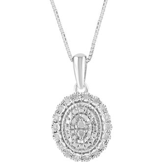Effy Sterling Silver Diamond Pendant Necklace at Nordstrom Rack, Size 18