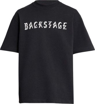 44 Label Group Black Round Neck T-Shirt