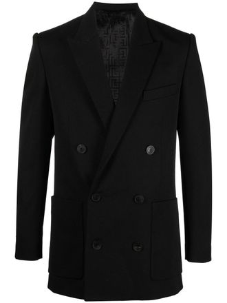 Balmain Blazer doppiopetto - Nero