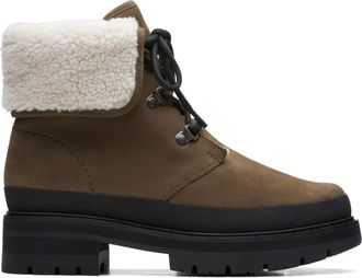 Clarks Winterlaarzen - Dames - Schoenen - Bruin - Maat: 37 1/2 EU Leer