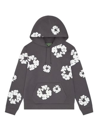 Denim Tears Wreath cotton hoodie - Grey