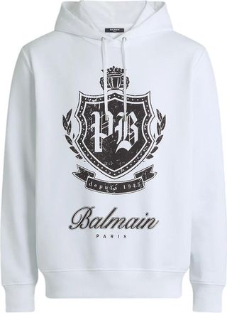 Balmain Hombre, Sudaderas, Blanco, Talla: S