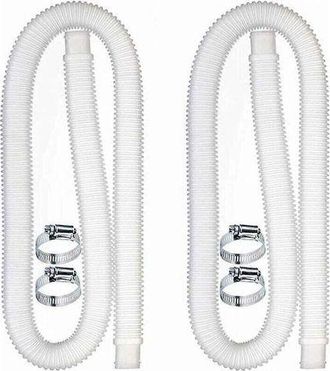OEM Manguera De Repuesto Para Piscina Ulisem, Accesorios Para Bomba De Filtraci&oacute;n Con 4 Abrazaderas Met&aacute;licas, Manguera Larga Para Bomba, Accesorios Para 