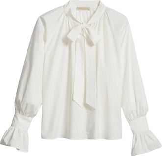 Vanessa Bruno Fatima Blouse - Dames - Blouses - Wit - Xs/S - Katoen - Overhemden