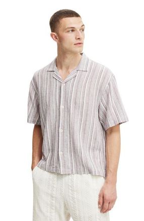 Cotton On Mens Box Fit Short Sleeve Shirt in Pink Multi Stripe at Nordstrom, Size Xx-Large