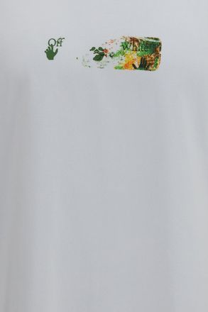 Off-white Mens T-Shirt Spices Arrow Skate White Cotton T-Shirts And Polos
