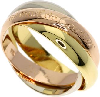 Cartier Yellow Gold (18K) Pink Gold (18K) White Gold (18K) Band Ring (Pre-Owned)