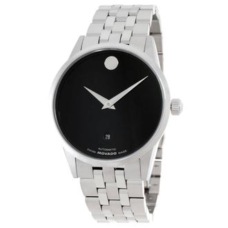 Movado Museum Automatic Black Dial Mens Watch 0608030