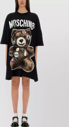 Moschino cotton oversized short dress