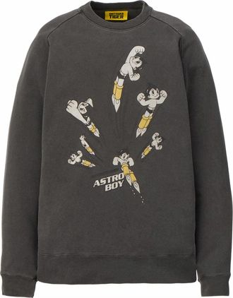 Onitsuka Tiger x Astro Boy Washed Sweat Top Black 2183B515-001