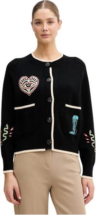 Never Fully Dressed Cardigan - Dames - Vesten - Zwart - XS - Polyester - Truien & Vesten