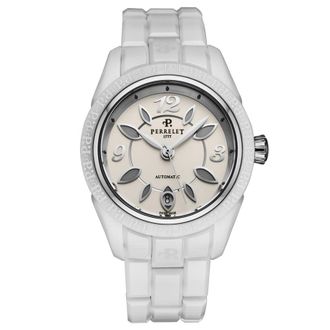 Perrelet Lady Cermc White Dial Ladies Watch A2041/A