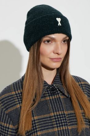 Ami Cap With Embroidered Logo, Unisex, Green
