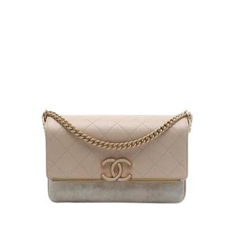 Chanel Pre-owned Lady Coco Bag - Dames - Vintage Schoudertas - Beige - ONE Size - Leer - Vintage