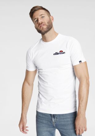 Ellesse T-Shirt ELLESSE Voodoo Tee, Herren, Gr. XXL, weiss (wei&szlig;), Obermaterial: 100% Baumwolle, schmal h&uuml;ftlang, Rundhals, Shirts T-Shirt