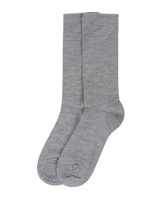 Brunello Cucinelli Gray Cashmere Womens Socks