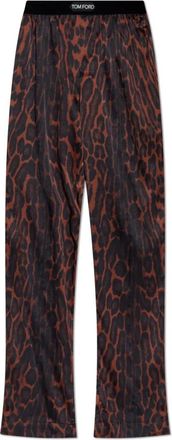 Tom Ford Zijden onderbroek broek - Heren - Pyjama - Bruin - S - Nachtkleding