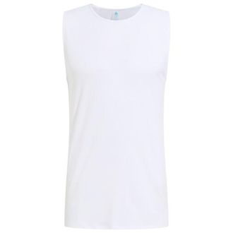 Odlo Active Light Base Layer Top Crew Neck Singlet Kunstfaserunterw&auml;sche f&uuml;r Herren | wei&szlig;