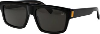 Dunhill Stijlvolle zonnebril Du 0055S - Heren - Zonnebrillen - Zwart - 57 MM - Accessoires