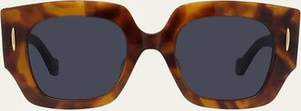 Loewe Anagram Acetate Square Sunglasses