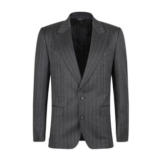 Dolce & Gabbana Sicilia Suit - Heren - Jassen - Grijs - Maat: XL Zijde