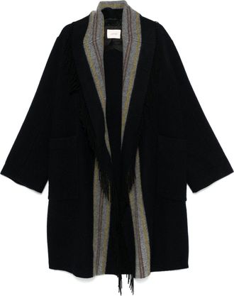 Dorothee Schumacher Cappotto Striped Comfort - Blu