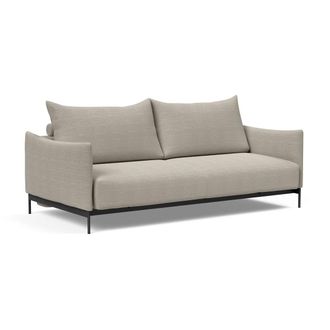 Innovation Malloy Schlafsofa, 225 x 110 cm, natur (579 Kenya Gravel)