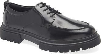 Steve Madden Zelle Lug Sole Derby in Black Leat at Nordstrom Rack, Size 11.5