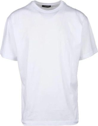 Costume National Witte Katoenen T-shirt voor Mannen - Heren - T-shirts - Wit - L - Katoen - Tops