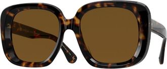 Oliver Peoples OV5428SU Nella Polarized 100983 Womens Sunglasses Tortoiseshell Size 56