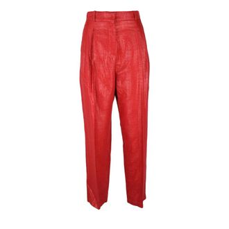 Elisabetta Franchi Donna, Pantaloni, Rosso, M, new