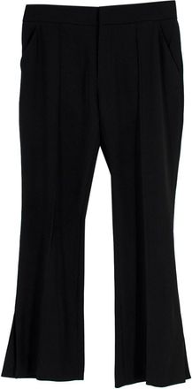 La Mania Black Kick Flare Trousers Size S