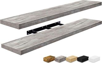 Sorbus Set Of 2 Extra-Large Floating Shelves