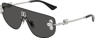 Dolce & Gabbana DG2333B 05/87 Womens Sunglasses Silver Size 138