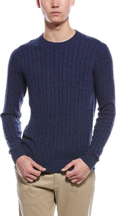 Raffi Cashmere Cable Crewneck Sweater